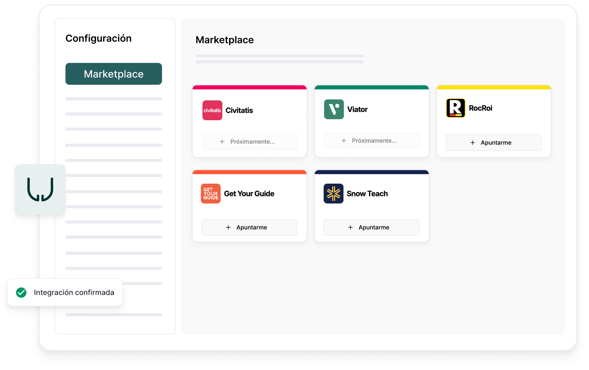 Channel manager con integración a marketplaces turísticos
