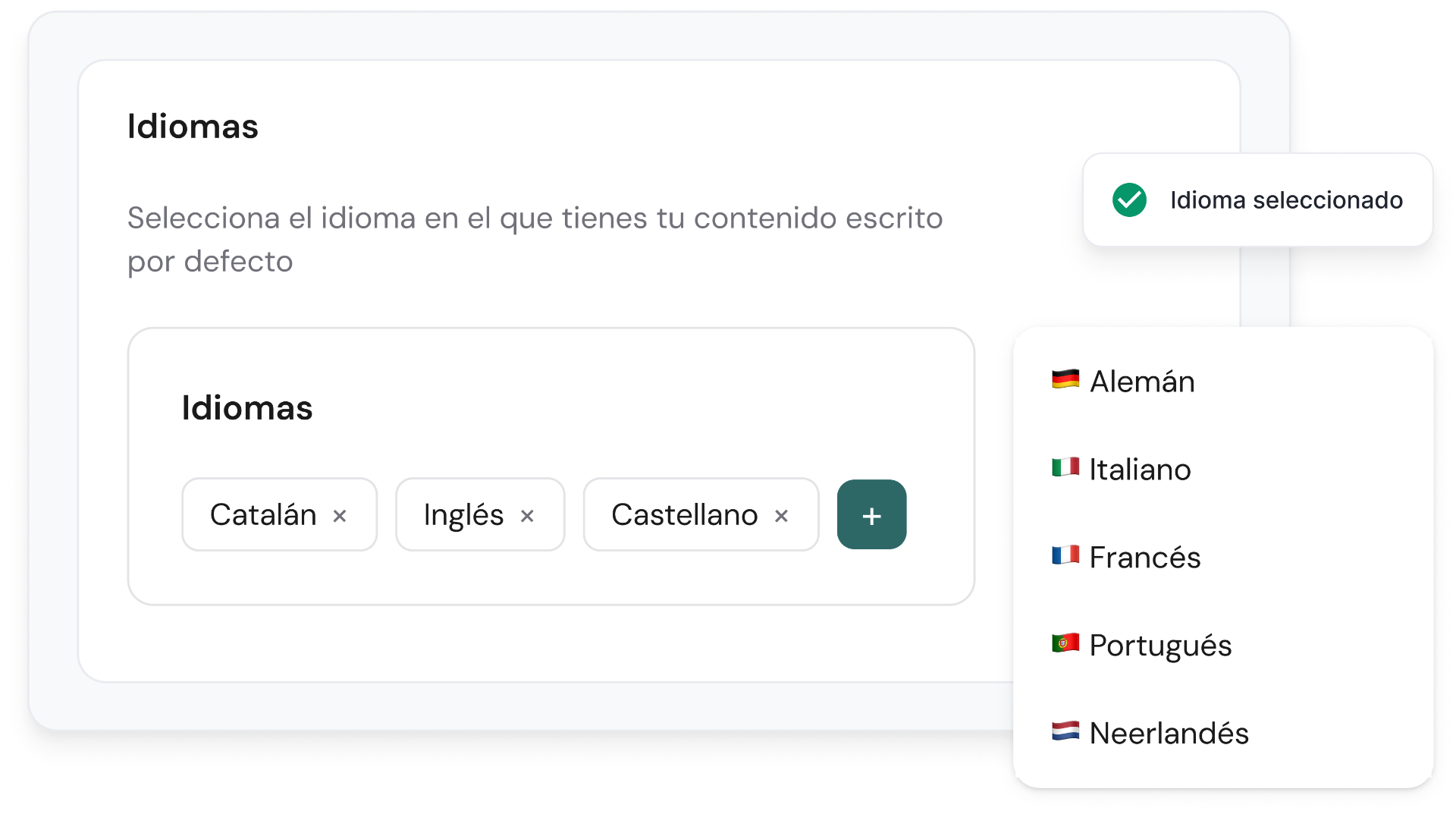 Online store available in 9 languages