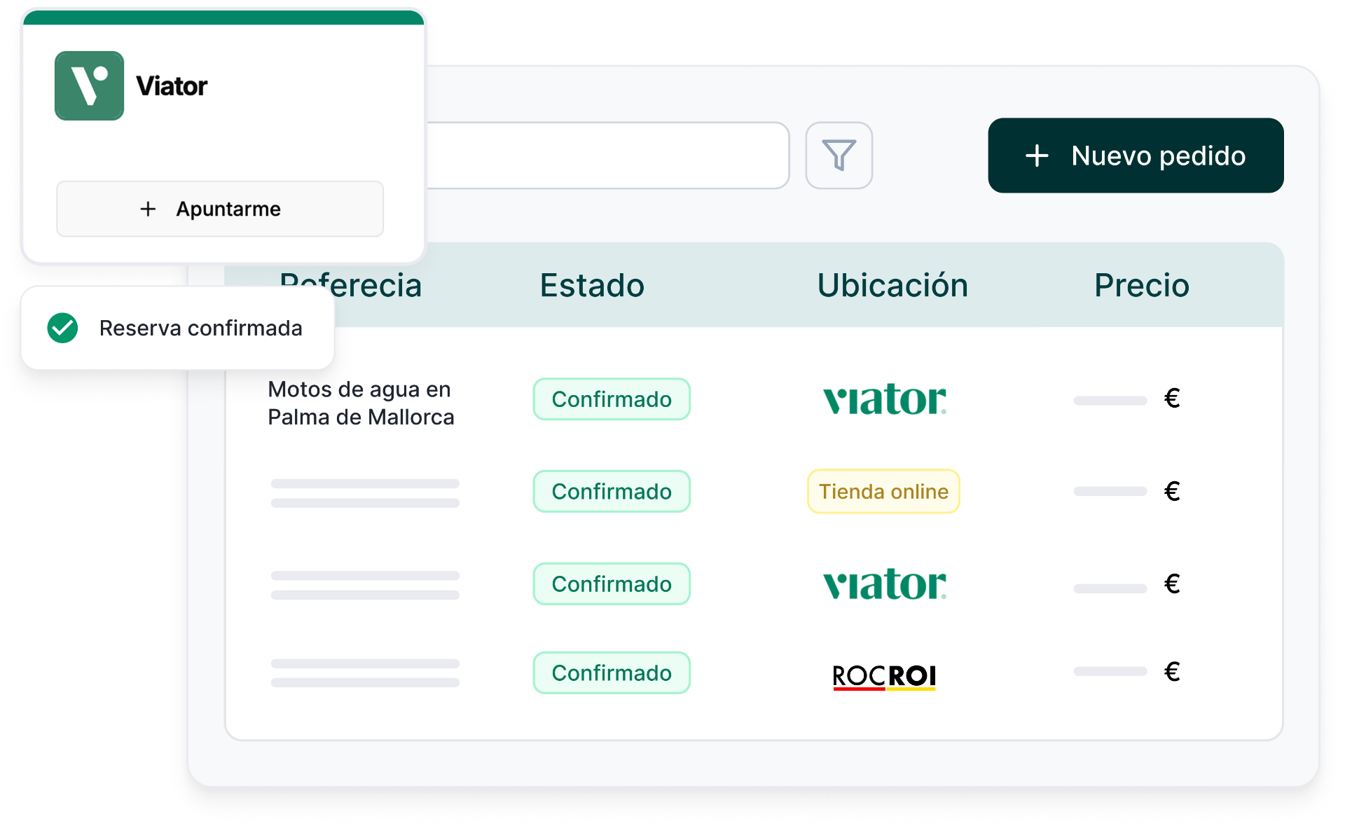 Integració de Viator amb Lueira