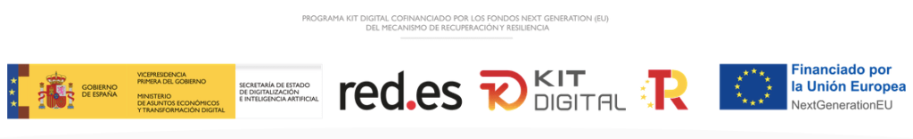 Programa Kit Digital cofinanciado por los fondos Next Generation EU