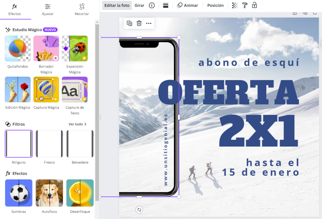 Editor de Canva