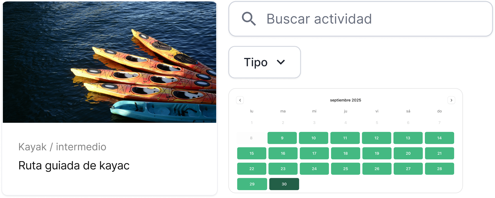 Actividades en portal partners