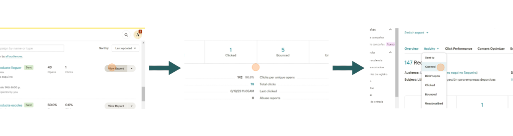 Analizar datos en Mailchimp