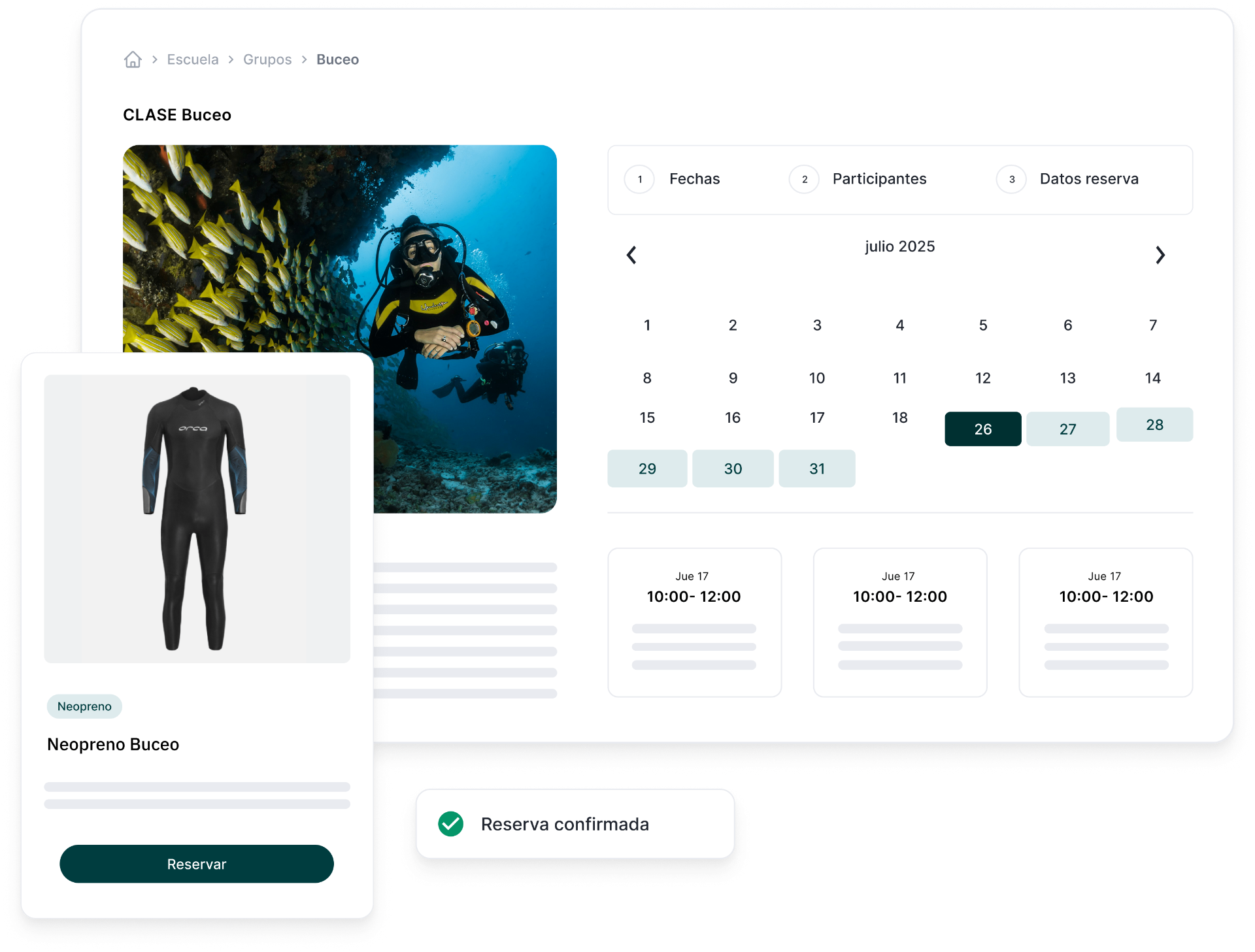 Tienda online de buceo