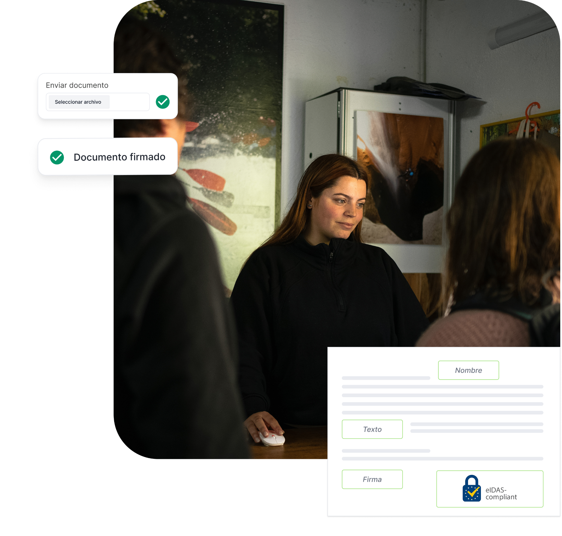 Envío automático y firma digital eIDAS