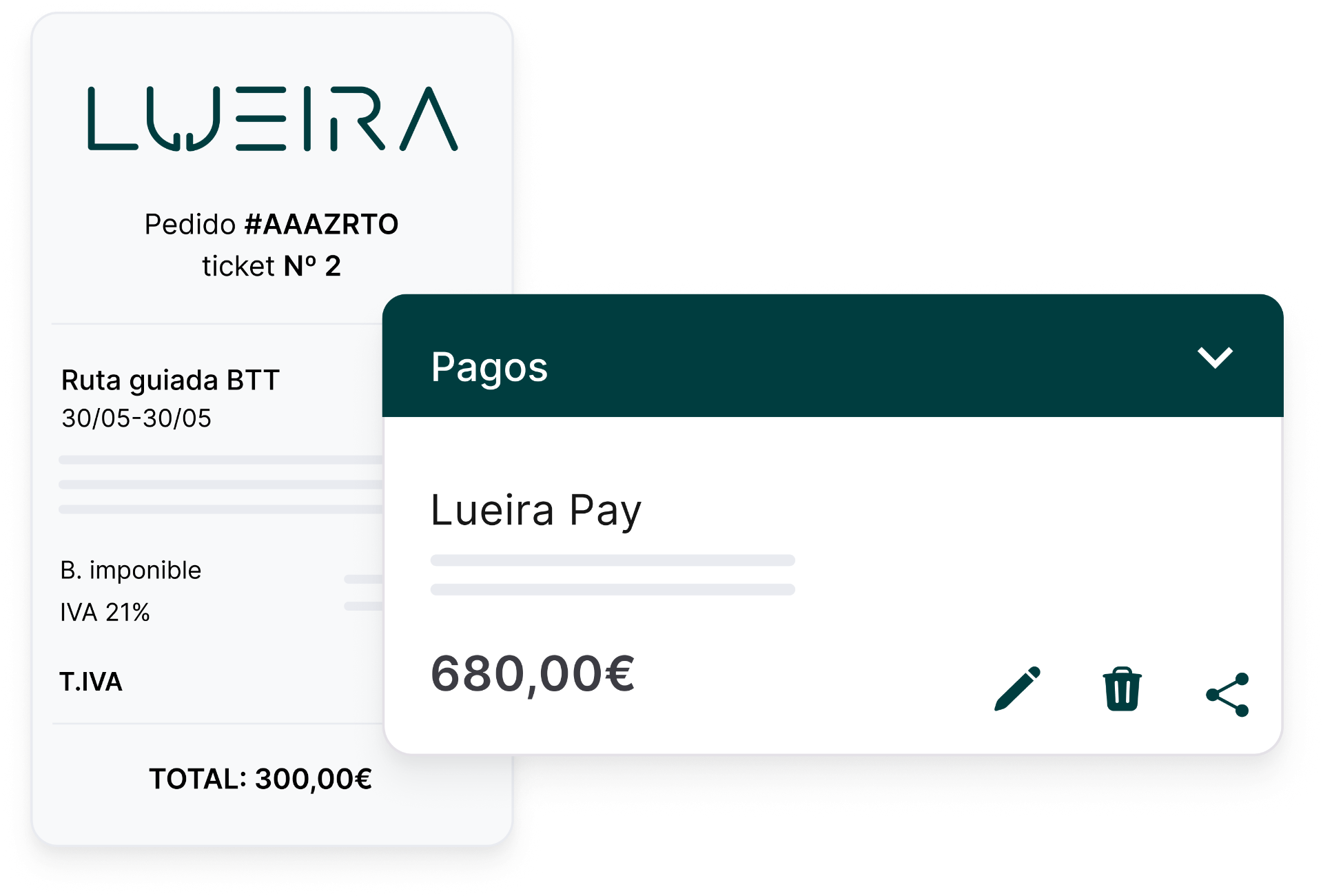 Formulario de añadir pago con métodos online