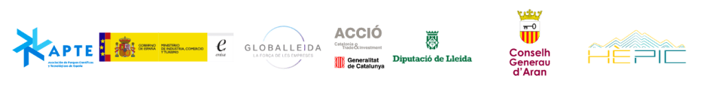 logos APTE ENISA Global Lleida Acció Diputació Conselh y Hepic